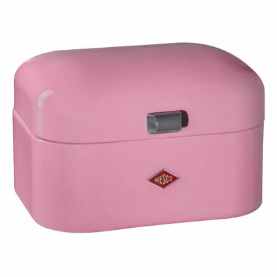 Immagine prodotto di Wesco Single Grandy, Frühstücksbox, Brotdose, Butterbrotsdose, Rosa / Pink, Stahlblech, 235101-26