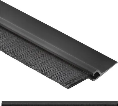 Obrázok produktu pre Samolepiace tesnenie na dvere 100 cm – čierne s tesniacou páskou pre dvere