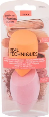Zdjęcie produktu dla Set Duo, Real Techniques, Miracle Powder, Makeup Sponge, 2 pcs