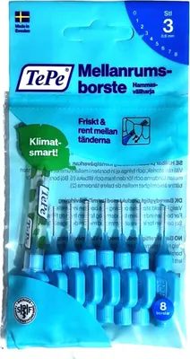 Produktbild von Tepe Interdental Brushes 0.6mm Blue