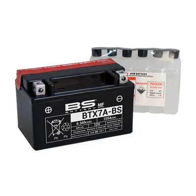 Obrázek produktu pro Bezúdržbové baterie MTF DIN: 50615 jap. ref.: YTX7A-BS BS-Ba