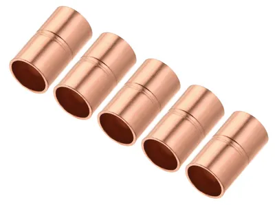 5 Kupfer-Kupplungsverschraubungen 5/16" Lötnippel für HVAC