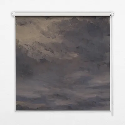 Produktbild von Seitenzug-Rollo Fensterrollo Jalousie - Thermo-Rollo Verdunkelungsrollo - 150x240 cm - Gemalter Himmel