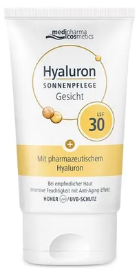 Immagine prodotto di Medipharma Cosmetics Hyaluron Sun Care Face SPF 30, 50 ml Crema