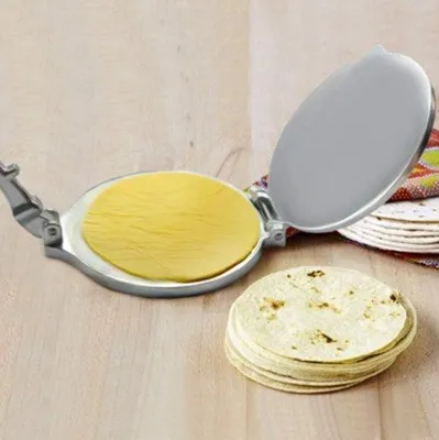 Productafbeelding van Famanu Tortilla Maker, 16 cm - Voor tortilla's, taco's en roti