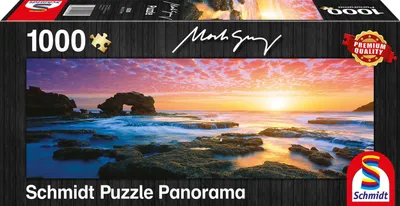 Produktbild von 1000 Teile Schmidt Spiele Puzzle Panorama Mark Gray Bridgewater Bay Sunset 59289
