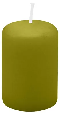 Produktbild von Stumpenkerzen 60 x Ø 40 mm, Scottish Grün, 24 Stück