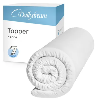 Produktbild von Dailydream - Memory Foam - Kaltschaum Komfort-Topper - S/M - bis 100kg - 4cm Höhe / 140x200cm  - Druckentlastung