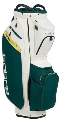 Immagine prodotto di Sacca da golf Cobra Ultralight 2 Cartbag, bianca e verde