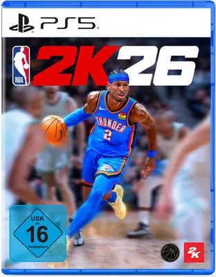 The cover art for the video game NBA 2K26 for PlayStation 5.