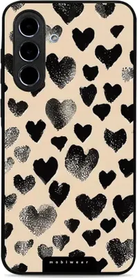 Produktbild von Handyhülle für Galaxy A56 5G, Mobiwear Glossy Case, Beige Liebe