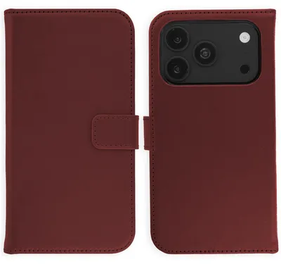 Immagine prodotto di Custodia Selencia in vera pelle per Apple iPhone 17 Pro - Borgogna