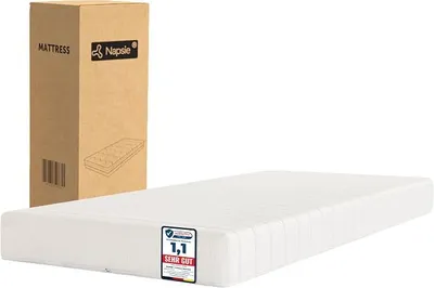 Imagen del producto de Colchón de espuma fría de 7 zonas, de 140x200 cm (dureza H3), con funda lavable