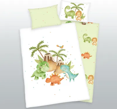 Produktbild von Dinos Bettwäsche  " Green"