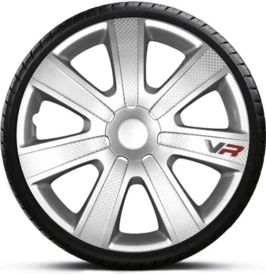 Produktbild von Radkappen Radzierblenden EINZELN (1Stück) 15 Zoll VR CARBON Z461808