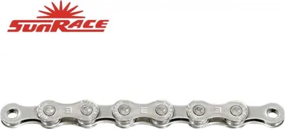 Zdjęcie produktu dla Łańcuch SunRace e-bike 12-biegowy 1/2' x 11/128', 138 ogniw, srebrny, srebrny