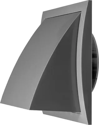 Produktbild von Lüftungsgitter Platte 148X153Mm Ø100Mm Grau