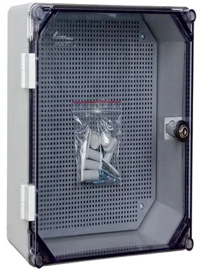 Immagine prodotto di Armadio elettrico UNI-mini/T con serratura Armadio di distribuzione IP65 Armadio industriale 43.02 IP65 E-P 5917