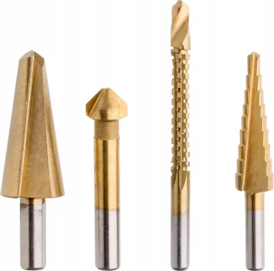 Obrázek produktu pro Condor, sada vrtáků do oceli, stupňový vrták, 4 kusy