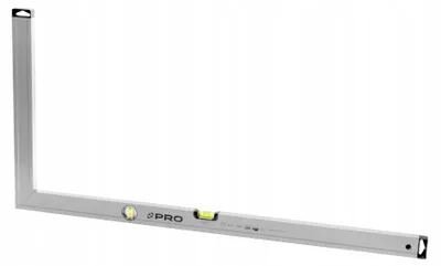 Obrázek produktu pro PRO eloxovaný úhelník 60x120 cm s vodováhou
