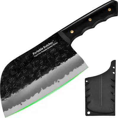 Obrázek produktu pro Nůž v japonském stylu Slagersmes - řezbářský nůž z uhlíkové oceli - 16 cm