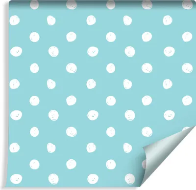 Immagine prodotto di rotolo di VLIES WALLPAPER da 10 m Geometria classica retrò a pois XXL