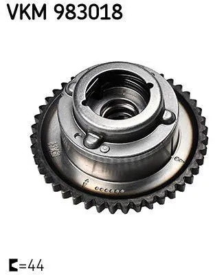 Produktbild von SKF VKM 983018 Nockenwellenversteller passend für MERCEDES-BENZ C-Klasse Limousine (W204) Einlass 44-Zähne