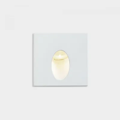 Image de KOHL LIGHTING JADEX SQ Applique encastrable 55 x 55 mm blanche 3 W CRI 80 3000 K non dimmable