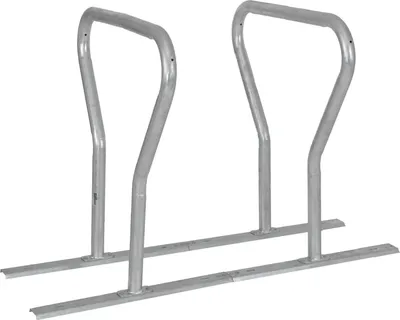 Produktbild von Fahrradanlehnbügel für 4 Fahrräder 140x76x92 cm Stahl feuerverzinkt Fahrradständer freistehend