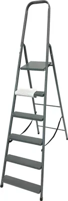 Produktbild von Haushaltsleiter Klappleiter Stehleiter 6 Stufen Leiter Stahl