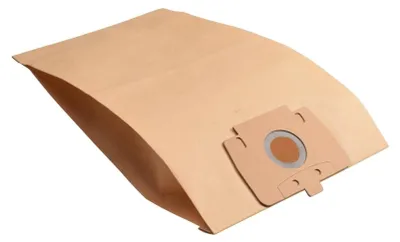 A single vacuum cleaner bag is shown against a white background.