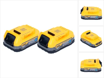 Obrázok produktu pre DeWALT DCBP034E2-XJ, Batérie, 1,7 Ah, 18 V, DeWalt, Čierna, Žltá