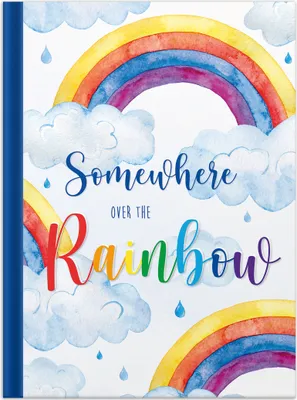 Produktbild von RNK Verlag Notizbuch "Over the Rainbow" DIN A4 blanko Kladde 96 Blatt/192 Seiten
