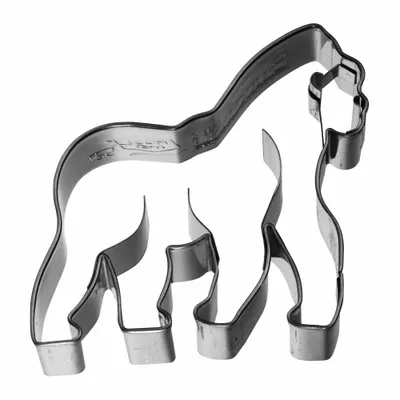 Immagine prodotto di Tagliabiscotti Birkmann gorilla, tagliabiscotti, tagliabiscotti, stampo per biscotti, acciaio inox, con goffratura interna, 6,5 cm, 198098