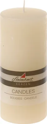 Produktbild von Stumpenkerze "Raureif" Creme 150/68 mm Steinhart Kerzen in RAL-Kerzen Güte Qualität