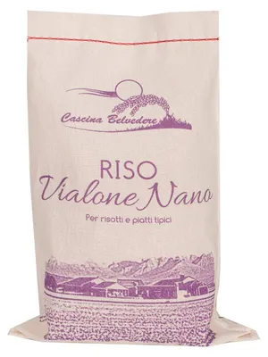 Obrázok produktu pre Cascina Belvedere Vialone Nano Ryža 1000g – talianska krátkozrnná ryža na rizoto
