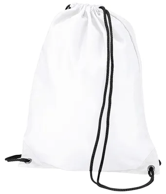 Image de Sac de sport BagBase Budget, imperméable, 11 litres FK212 (taille unique) (blanc)