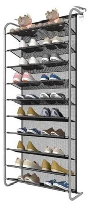 Productafbeelding van Schoenenrek boven de deur, 10 niveaus, hangend, verstelbaar, 1 stuk