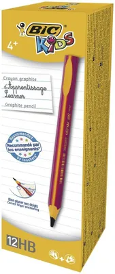 Immagine prodotto di Matite per bambini BIC Beginner 12 pezzi rosa Utensili per la scrittura Scuola di apprendimento
