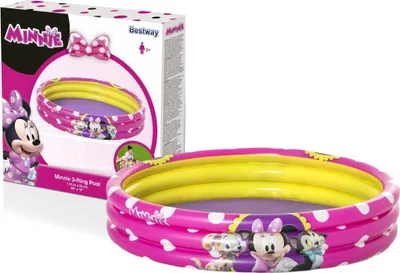 Zdjęcie produktu dla Bestway aufblasbarer Pool Minnie, Durchmesser 1,22 m, Hšhe 25 cm