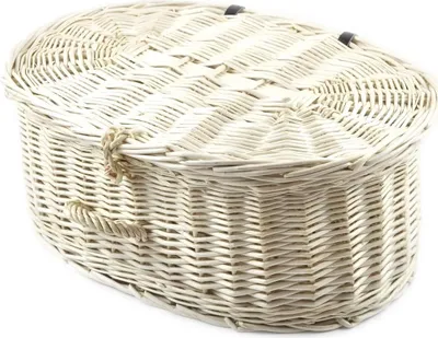Produktbild von MyBer Rattankorb Picknickkorb Koffer Weidenkoffer Box Weide K12-629-W