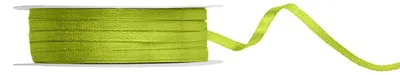 Image de Ruban cadeau en satin vert 50m 3mm de large