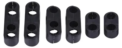 Imagen del producto de Separadores/guías para cables de bujías de 7 mm y 8 mm, para vehículos Chevrolet, Ford y Mopar, color