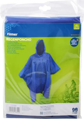 Produktbild von Filmer 46.851 Fahrrad Regenponcho Quality - PE Polyetylen