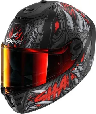 Zdjęcie produktu dla Kask Shark Spartan RS Shaytan, czarny mat/czerwony, M (57/58)