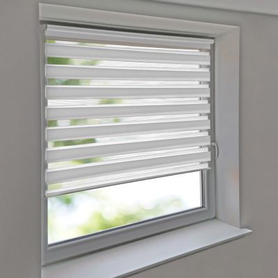 Thermo Verdunkelungs Rollo Fenster easy Klemm fix ohne Bohren Ketten Seiten  zug