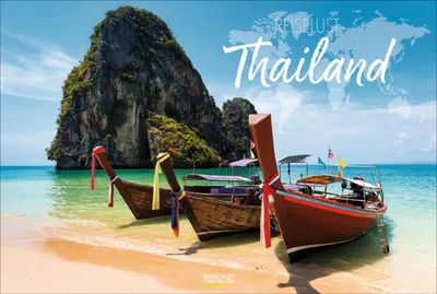 Produktbild von WandKalender 2026 Reiselust Thailand: Großer Foto-Kalender mit Bildern von dem beliebten Reiseziel Thailand. Edler schwarzer Hintergrund. PhotoArt Panorama Querformat: 58x39 cm.