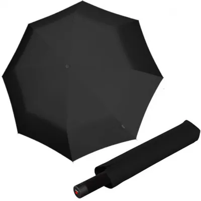 Obrázek produktu pro Knirps KNIRPS U.90 XXL BLACK - ultralehký skládací deštník
