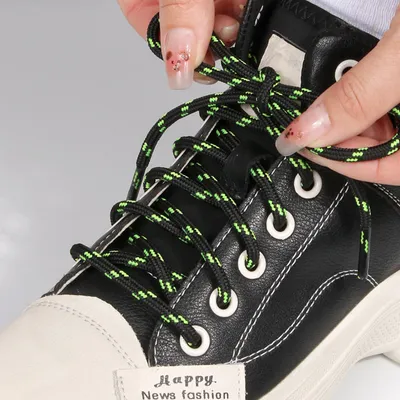 Imagen del producto de INF 6 pares de cordones de zapatos multicolores para botas de senderismo, zapatillas de deporte y más 1.4 m