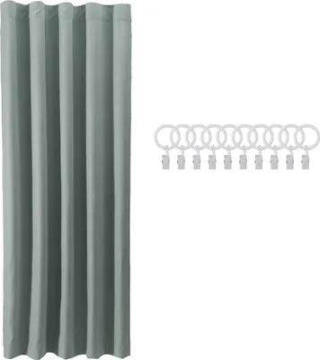 Produktbild von JEMIDI Verdunklungsvorhang - Türvorhang - Extra breite Gardine - Vorhang blickdicht - Wärmeschutzvorhang Fenster - Thermovorhang Kälteschutz - 140 x